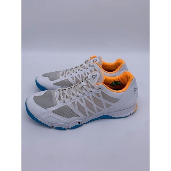 Reebok Shoes Womens 8.5 White Orange Crossfit Running Training Ladies BD5499 - Picture 3 of 10